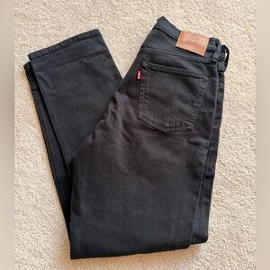 Levi's 501 Black Straight Jeans